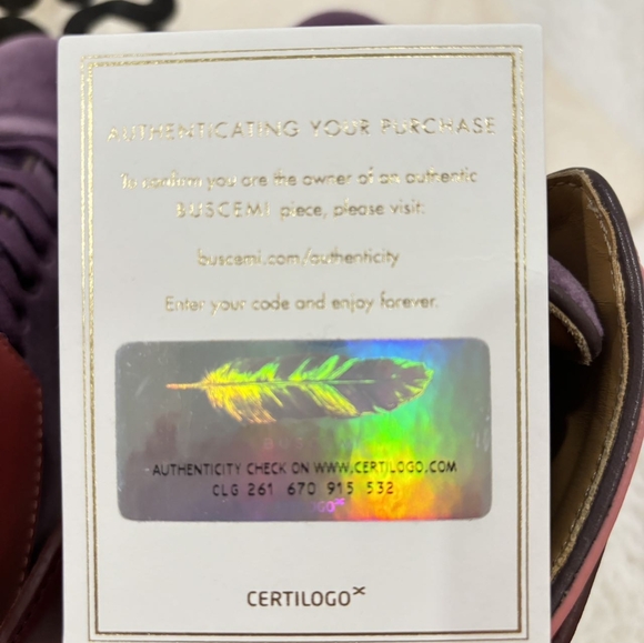 Buscemi leather trainer - Picture 5 of 7